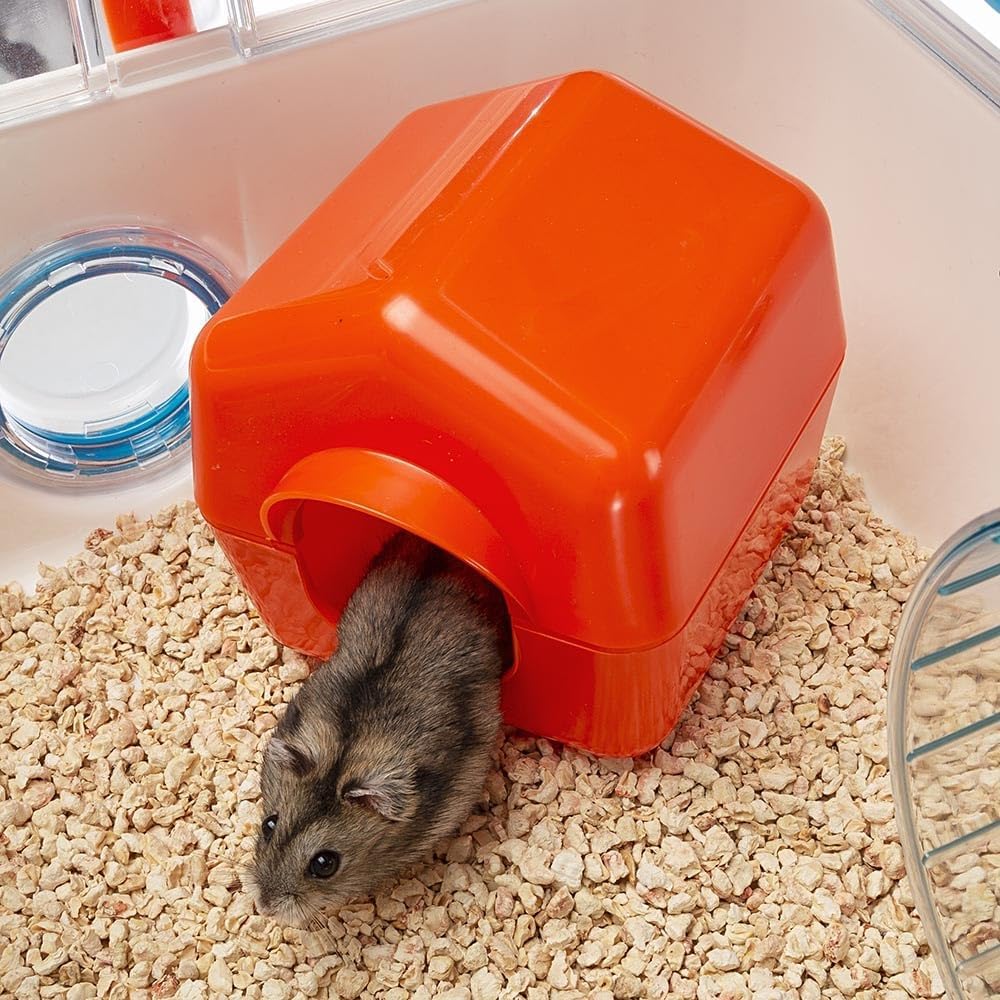 Ferplast Hamsterkäfig, COMBI 1 Nagerkäfig, Kleintierkäfig, Hamsterzubehör inklusive, 40 x 33 x h 23