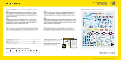Heller 56308 Starter Kit E-3B AWACS 1/72