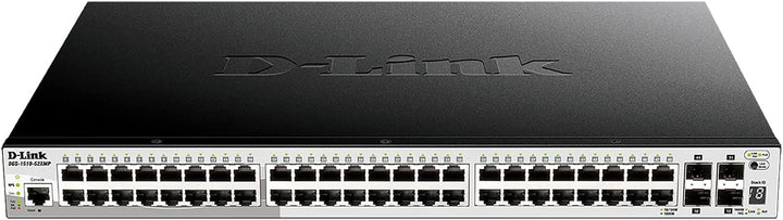 D-Link DGS-1510-52XMP/E, 52-Port Layer 2/3 Smart Managed PoE Gigabit Stack Switch (48 x 10/100/1000