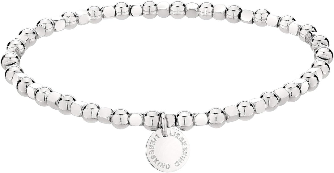LIEBESKIND Beads-Armband LJ-0597-B-17 IP Roségold Silber, Silber