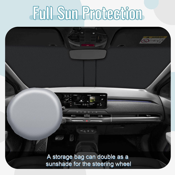 [Upgrade] CDEFG Kompatibel mit Kia EV3 2025 2026 Sonnenschutz Abdeckungen Frontscheibe Sonnenschirm
