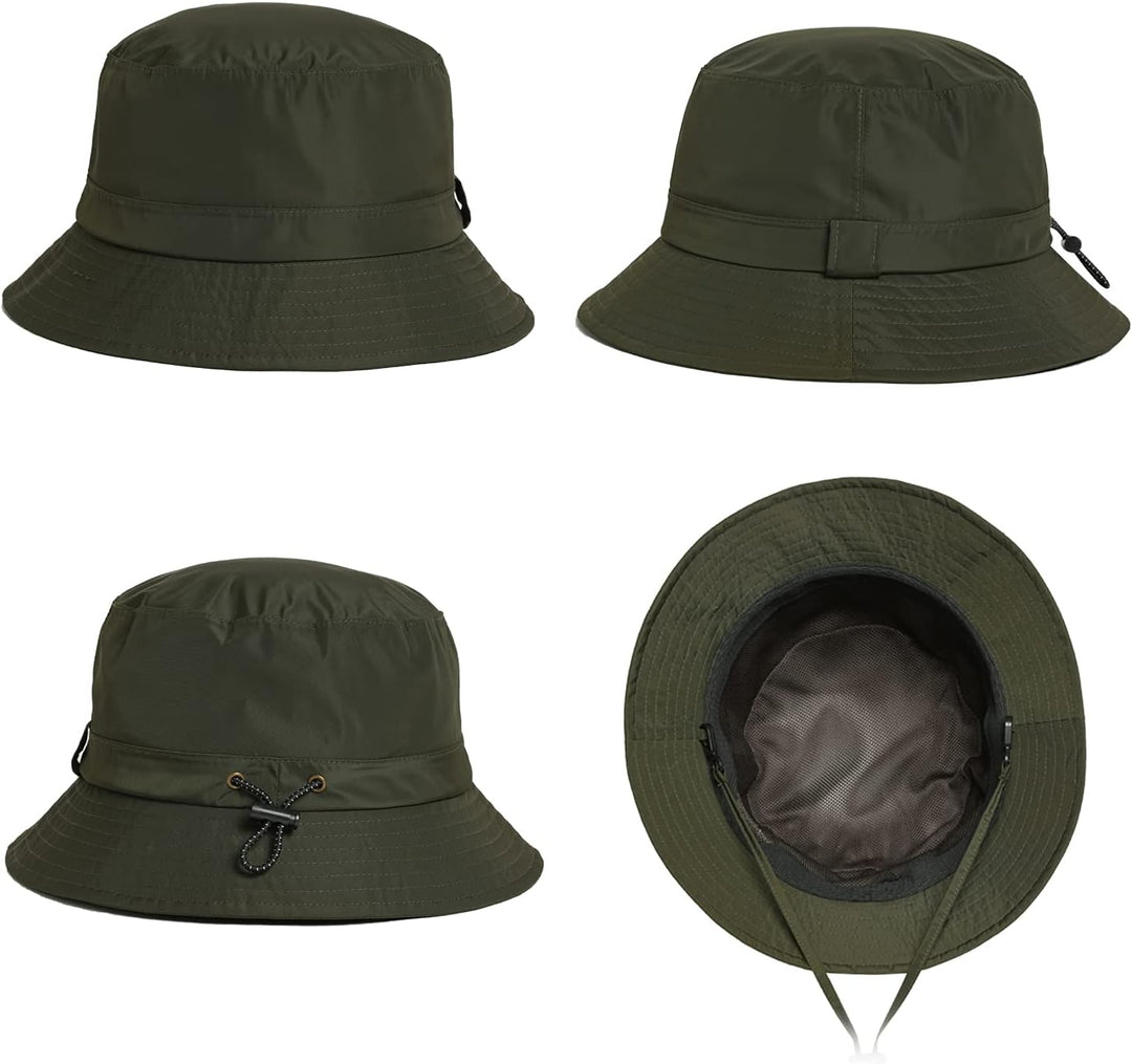 Comhats Regenhut Unisex für Damen Herren Wasserdichter Bucket hat Faltbar Eimerhut Strand Surfen Ang