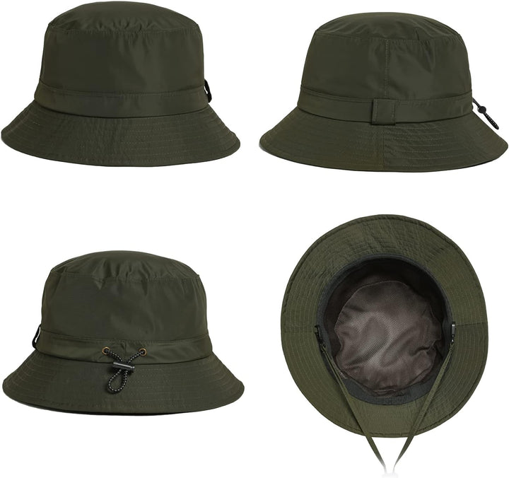 Comhats Regenhut Unisex für Damen Herren Wasserdichter Bucket hat Faltbar Eimerhut Strand Surfen Ang