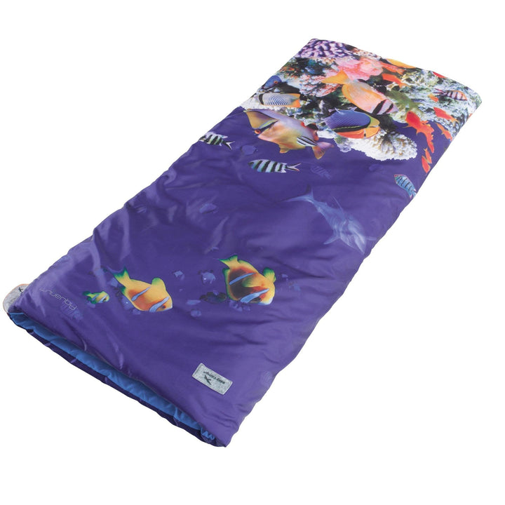 Relags Kinder Easy Camp Schlafsack 'Image Kids' -Aquarium, Lila/Gelb, One Size