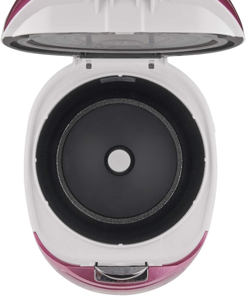CUCKOO CR-0631F Digitaler Reiskocher klein, Reiskocher Dampfgarer, 1l, Micom Fuzzy Logic, Timer, LCD