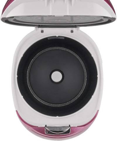 CUCKOO CR-0631F Digitaler Reiskocher klein, Reiskocher Dampfgarer, 1l, Micom Fuzzy Logic, Timer, LCD