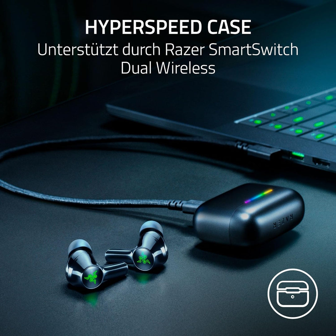 Razer Hammerhead V3 X HyperSpeed - Kabellose Multi-Plattform-Gaming-Ohrhörer - HyperSpeed Wireless &