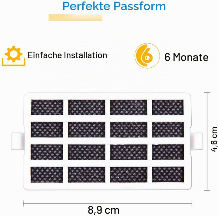 6 x GOLDEN ICEPURE AH-WPA kompatibel mit Whirlpool Microban ANT001, ANT002, ANTF-MIC, Bauknecht Hygi