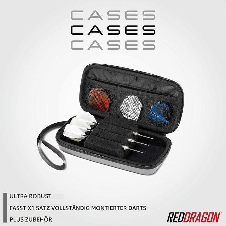 RED DRAGON Monza Dart Case Selection Grey, Grey
