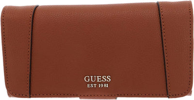 GUESS Naya SLG File Clutch Cognac