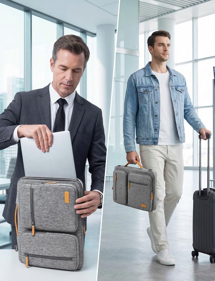 DOMISO 17,3 zoll Laptop Tasche Herren Laptoptasche Business Laptop-taschen Laptophülle Notebooktasch