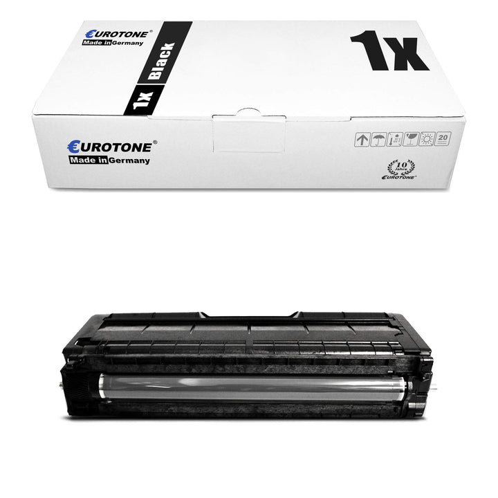 Eurotone 1x Müller Printware Toner für Ricoh Aficio SP C 252 sf DN ersetzt 407716 Schwarz Black 1x B