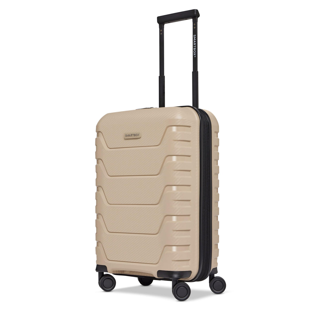 Smartbox Kabinenkoffer Erweiterbar 37x23x55 cm, 42–48L Handgepäck Koffer, Leichter Hartschalen Troll
