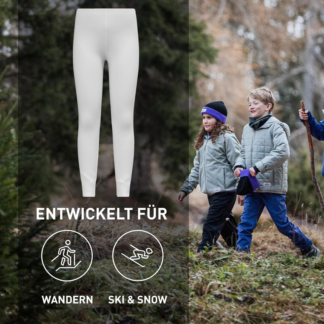 Odlo Thermo Leggings für Kinder Active Warm | Funktionsunterwäsche für Mädchen &amp; Jungen | Warme Ther