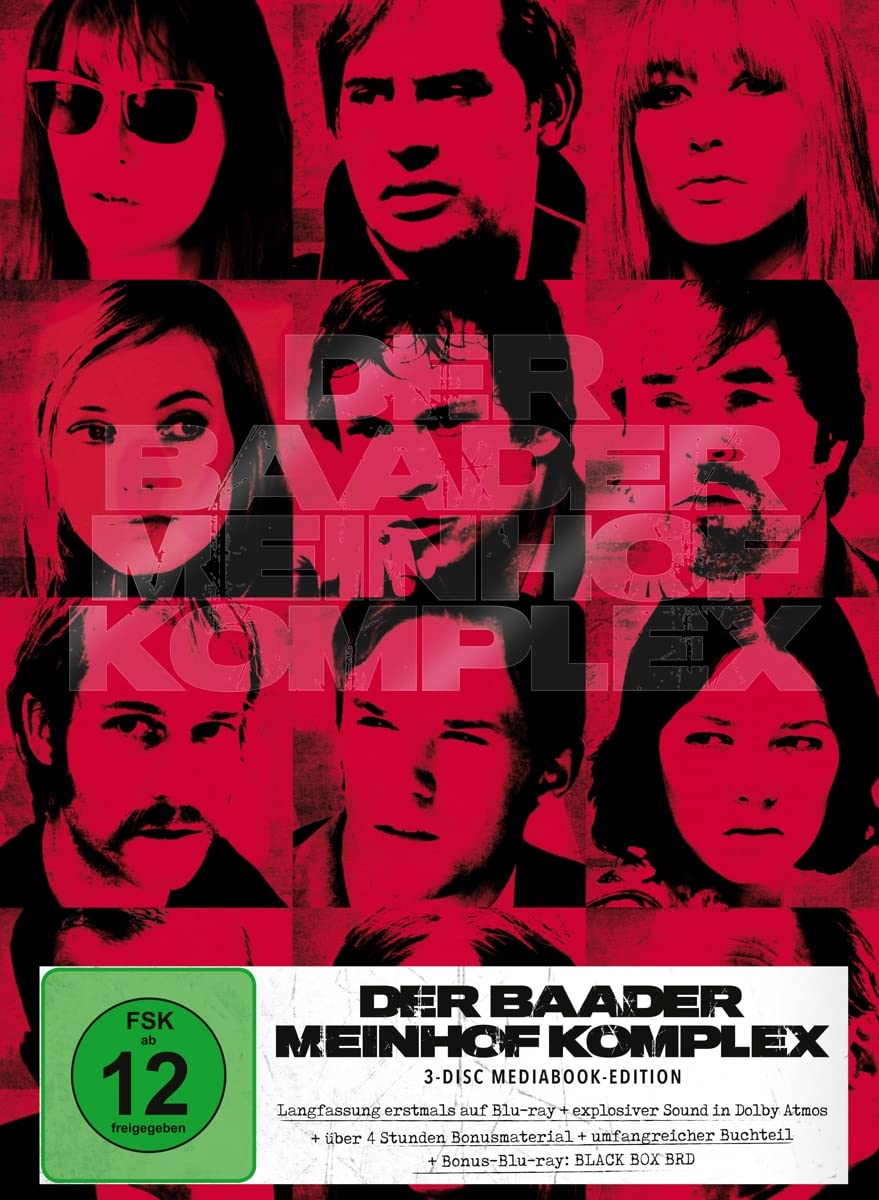 Der Baader Meinhof Komplex - Mediabook (Cover A) inkl. Langfassung & Black Box BRD [Blu-ray], Blu-ra