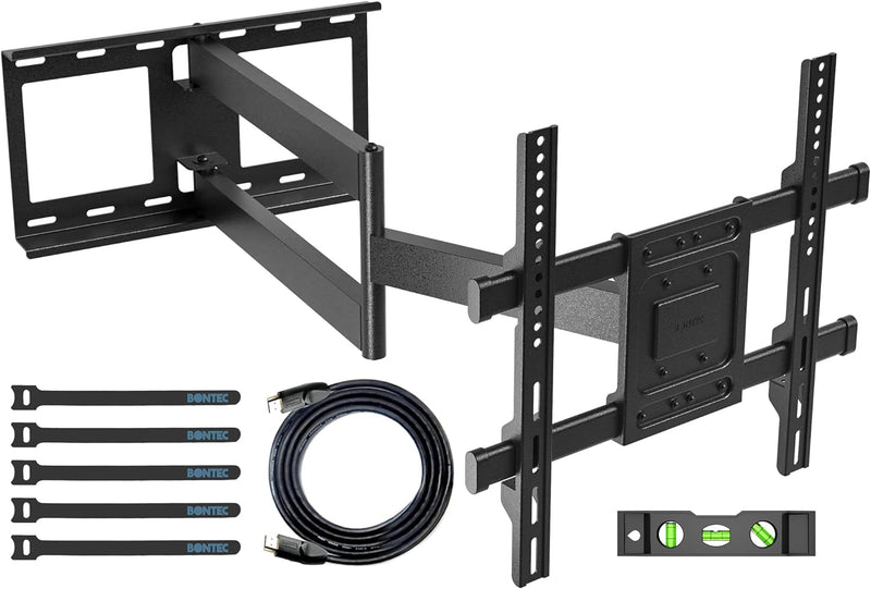 BONTEC TV Wandhalterung mit Extra Langem Gelenkarm 850mm für 32-70 Zoll LCD/LED/OLED Flachbildschirm