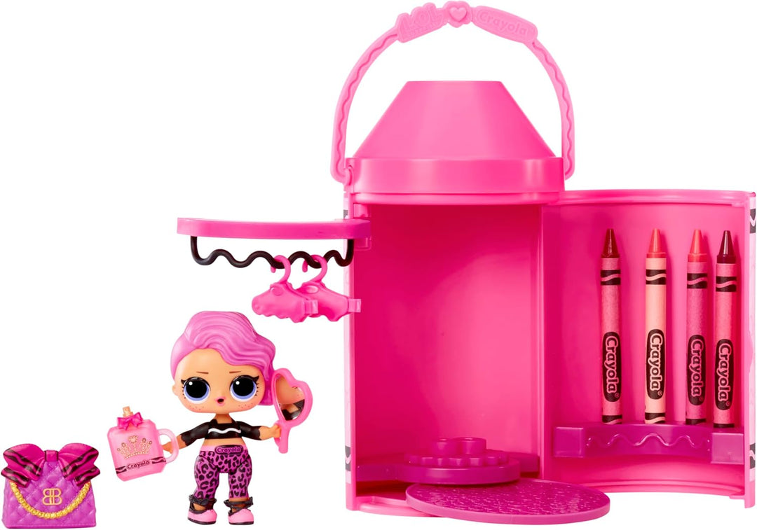 L.O.L. Surprise! Loves CRAYOLA - Colour Me Studio mit Sammelpuppe - Über 30 Überraschungen inkl. Pup