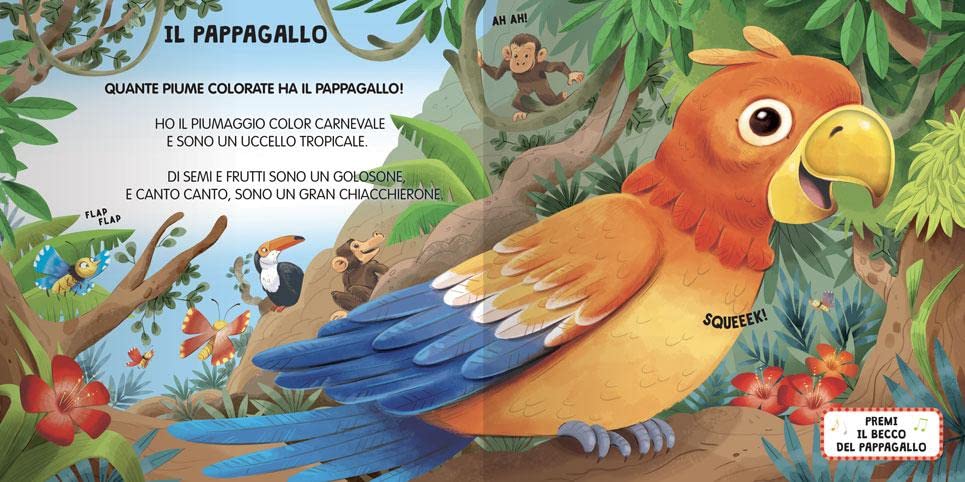 Animali del mondo. Tocca senti ascolta. Ediz. a colori (Tocca e senti), Pappband