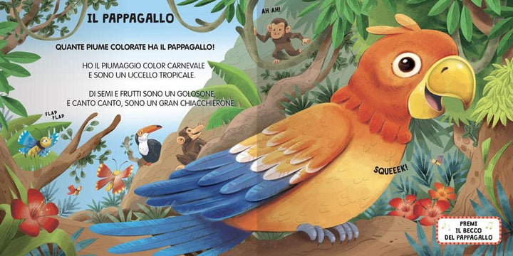 Animali del mondo. Tocca senti ascolta. Ediz. a colori (Tocca e senti), Pappband