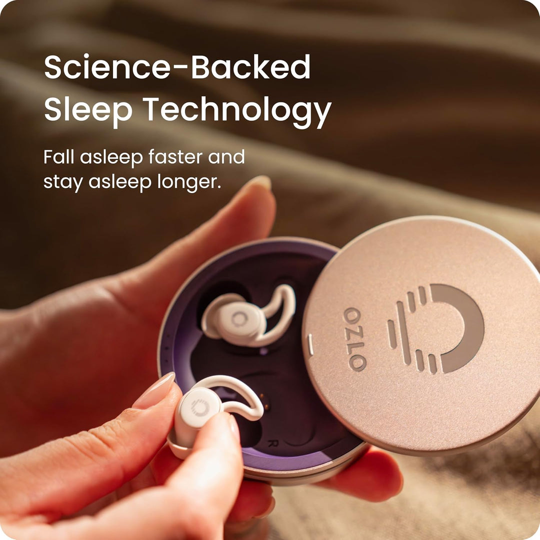 Ozlo Sleepbuds Sleep Headphones for Side Sleepers Sleep Earphones with Up to 10 Hours Bluetooth Stre