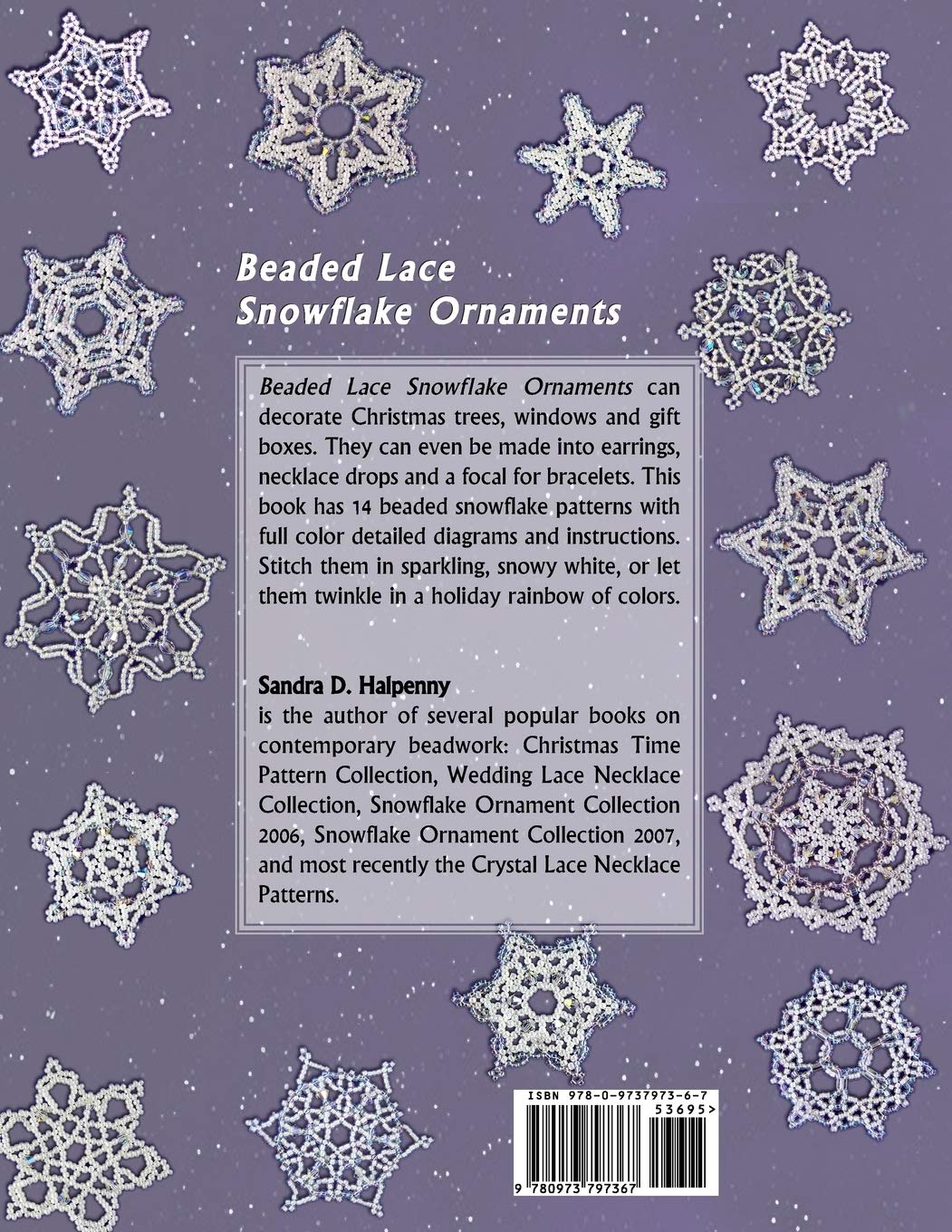Beaded Lace Snowflake Ornaments, Taschenbuch