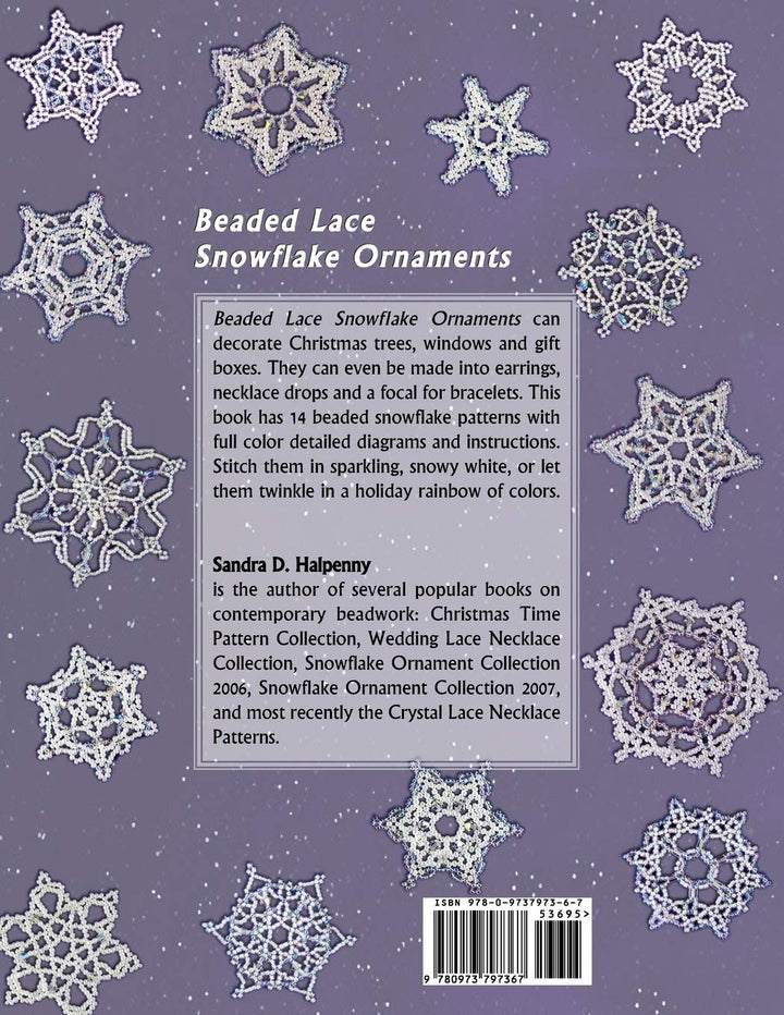 Beaded Lace Snowflake Ornaments, Taschenbuch