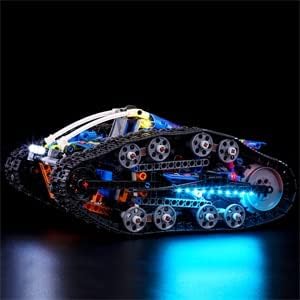 BRIKSMAX Led Beleuchtungsset für Lego Technic App-gesteuertes Transformationsfahrzeug - Compatible w