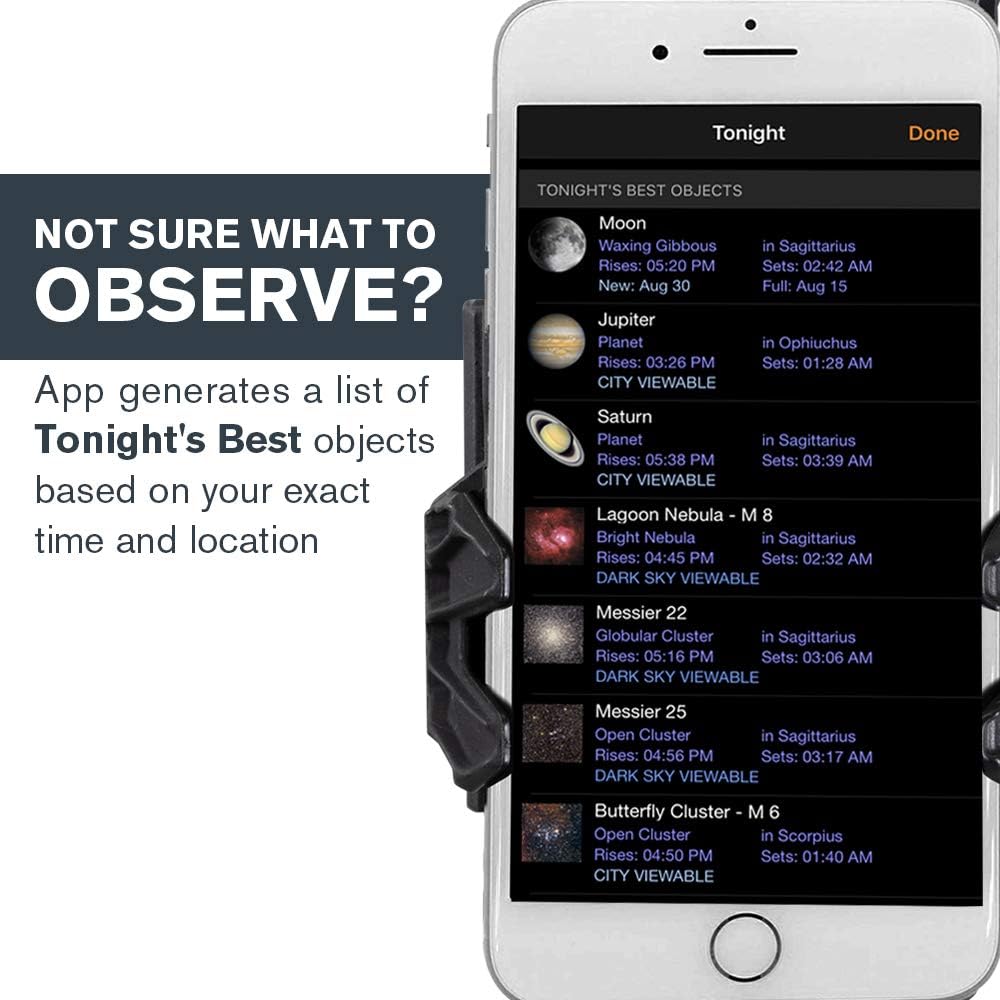 Celestron 22451 StarSense Explorer LT80AZ Smartphone-App-fähiges Dobson-Tischteleskop mit StarSense-