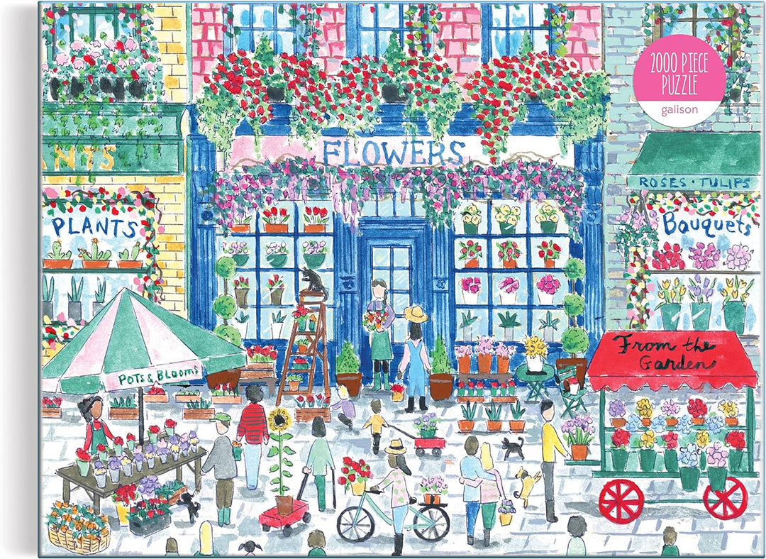 Michael Storrings Market in Bloom Puzzle: 2000 Pieces