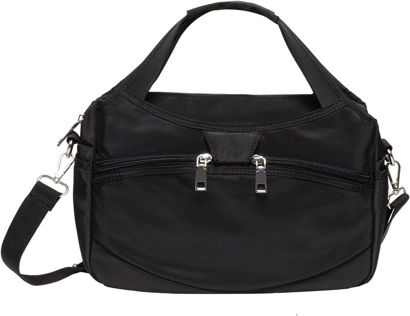 KAUKKO Leichte Damen Umhängetasche Nylon - Handtasche Top Griff Henkel - Tasche Beuteltasche Mittelg