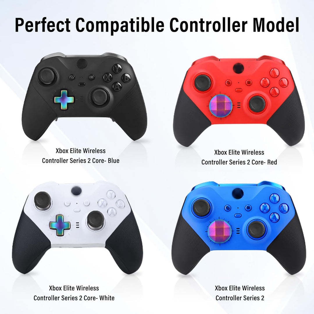 inRobert Joysticks f??¨¬1r Xbox Elite Controller Serie 2 Core Paddles, Metall Ersatz Thumbsticks Zub
