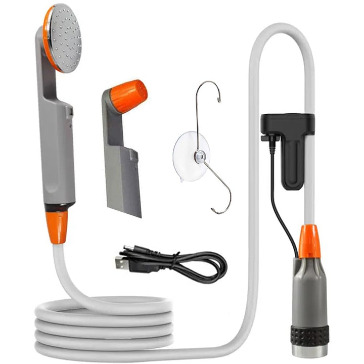 Zooma Tragbare Duschen Camping Dusche, Campingdusche mit Tauchpumpe, Tragbar Outdoor Dusche Wasserpu