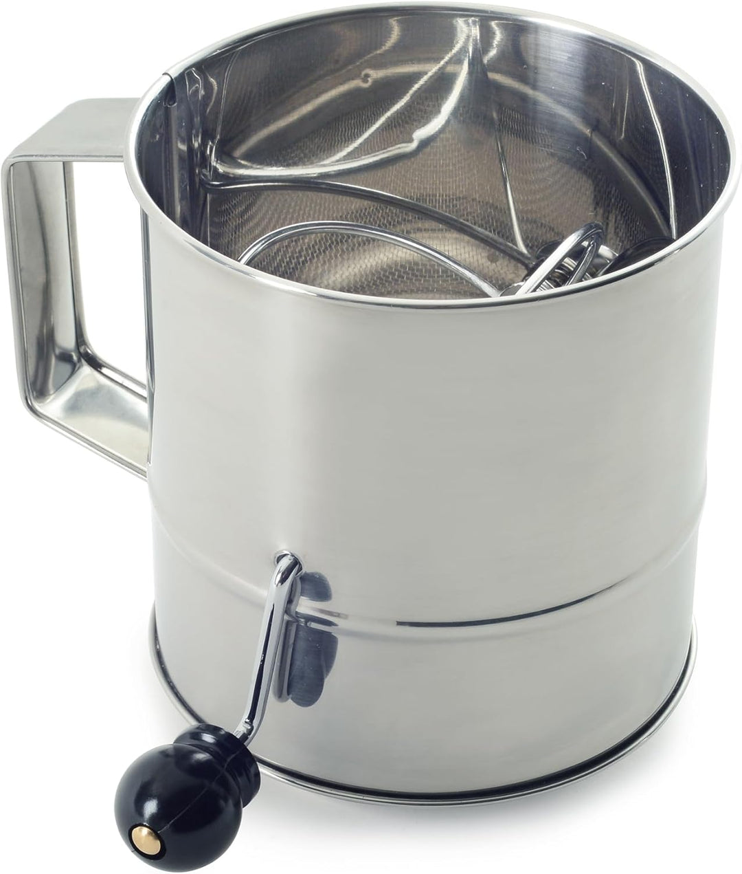 Norpro Cup Mehlsieb, silber