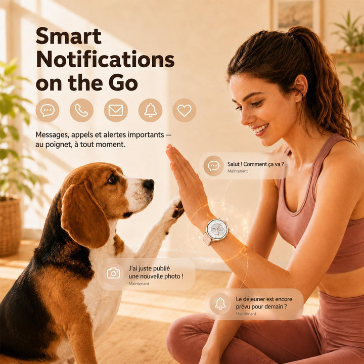 Smartwatch Damen mit Telefonfunktion, 1,27" HD Fitnessuhr mit 110+ Sportmodi, Herzfrequenz Schlafmon