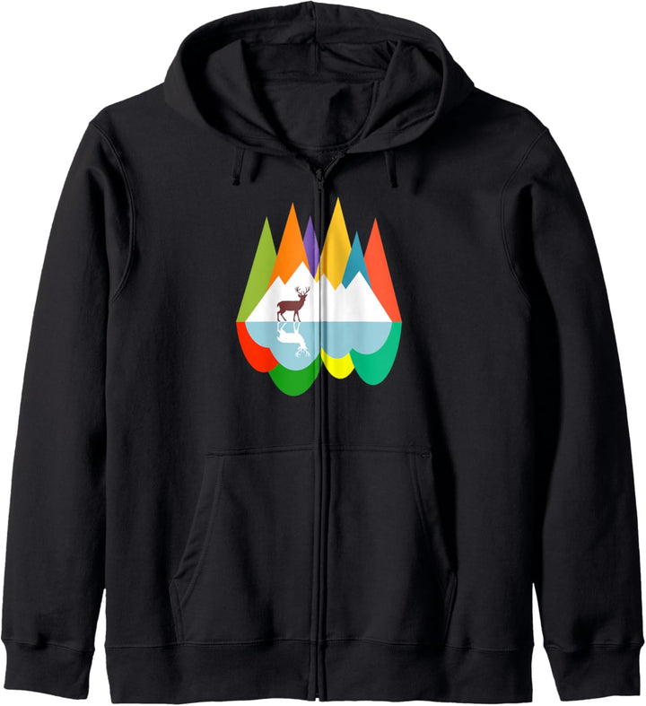 Camping Outdoor Nature Mountains Lover. Road Trip. Vacation Kapuzenjacke