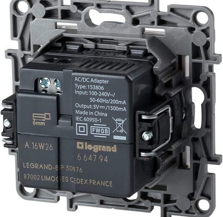 Legrand 448396634 Doppel USB Ladegerät