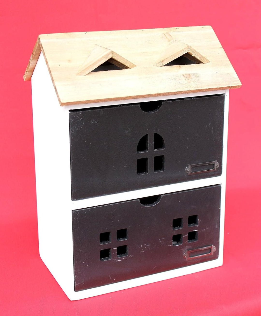 DanDiBo Schreibtisch Organizer Holz Aufbewahrungsbox 14B410 38 cm Minikommode mit Schubladen Schubla