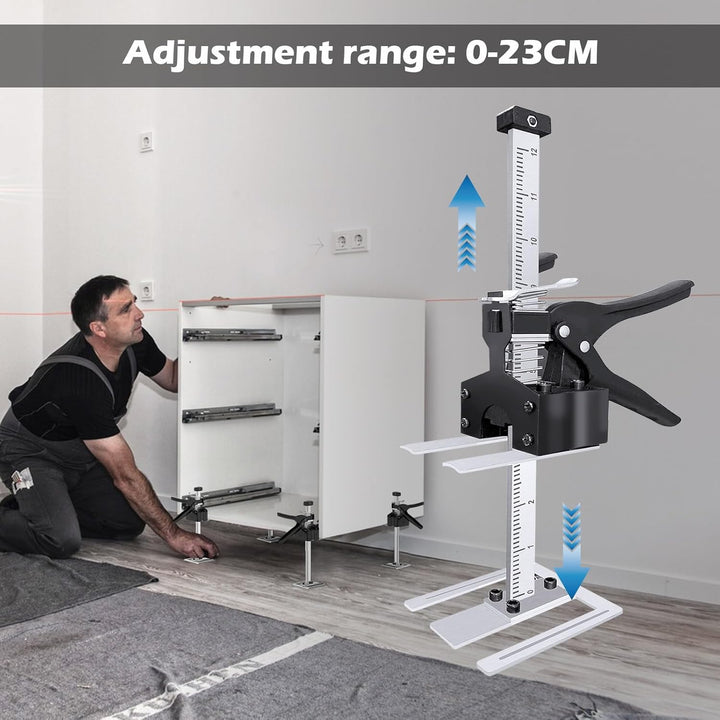MaxAwe 2 Stk Arbeitssparender Arm Handheld Jack Tool mit Skala, 35cm Höhenversteller, 240kg Hebewerk