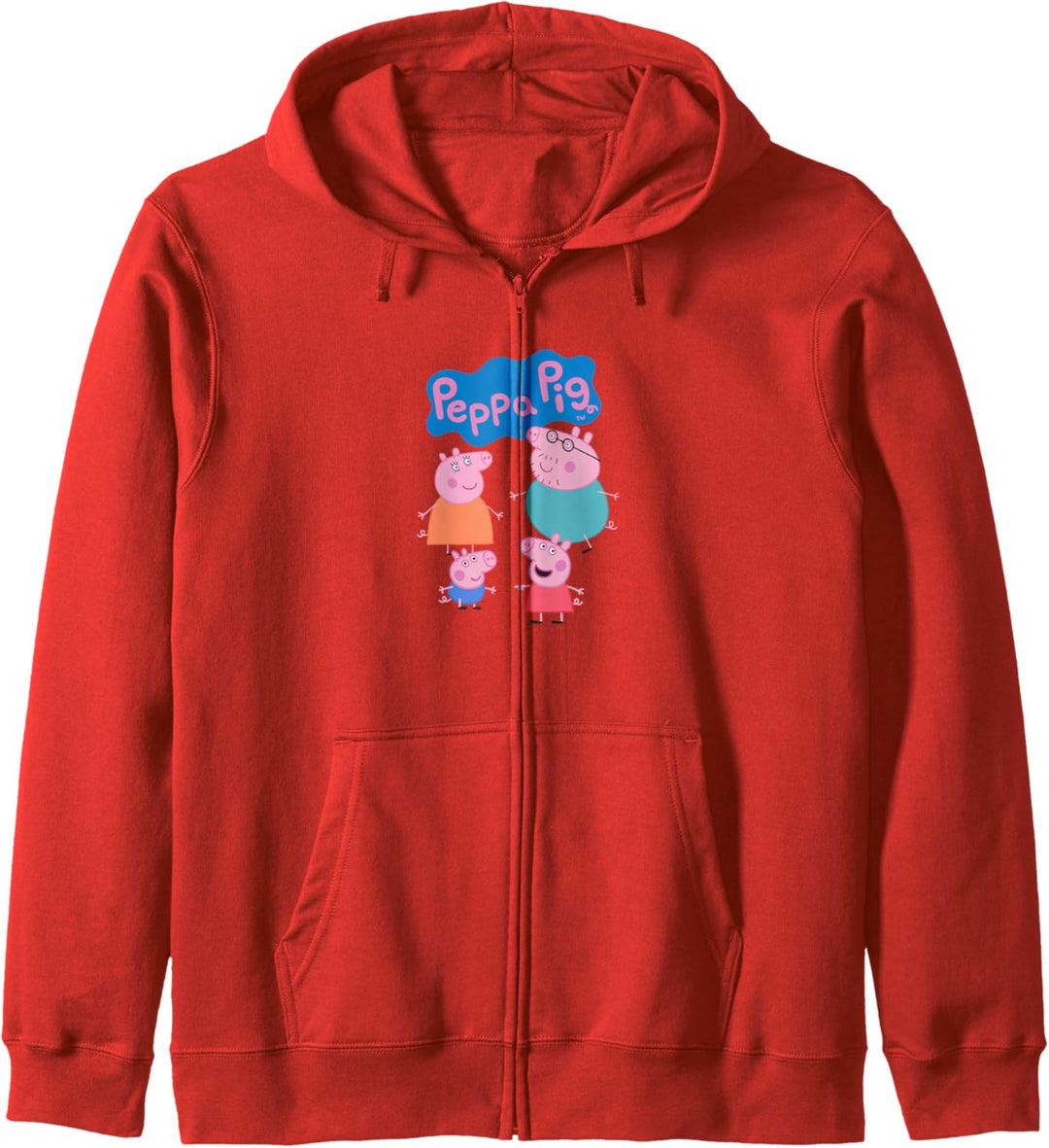 Peppa Wutz Familienlogo Kapuzenjacke