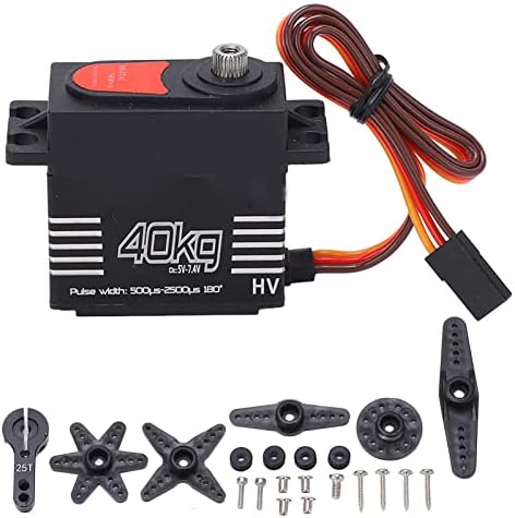 VGEBY RC Metall Servo, QY3240MG 40KG Digital Motor Servo High Torque Metal Gear Digital Servo für 1/