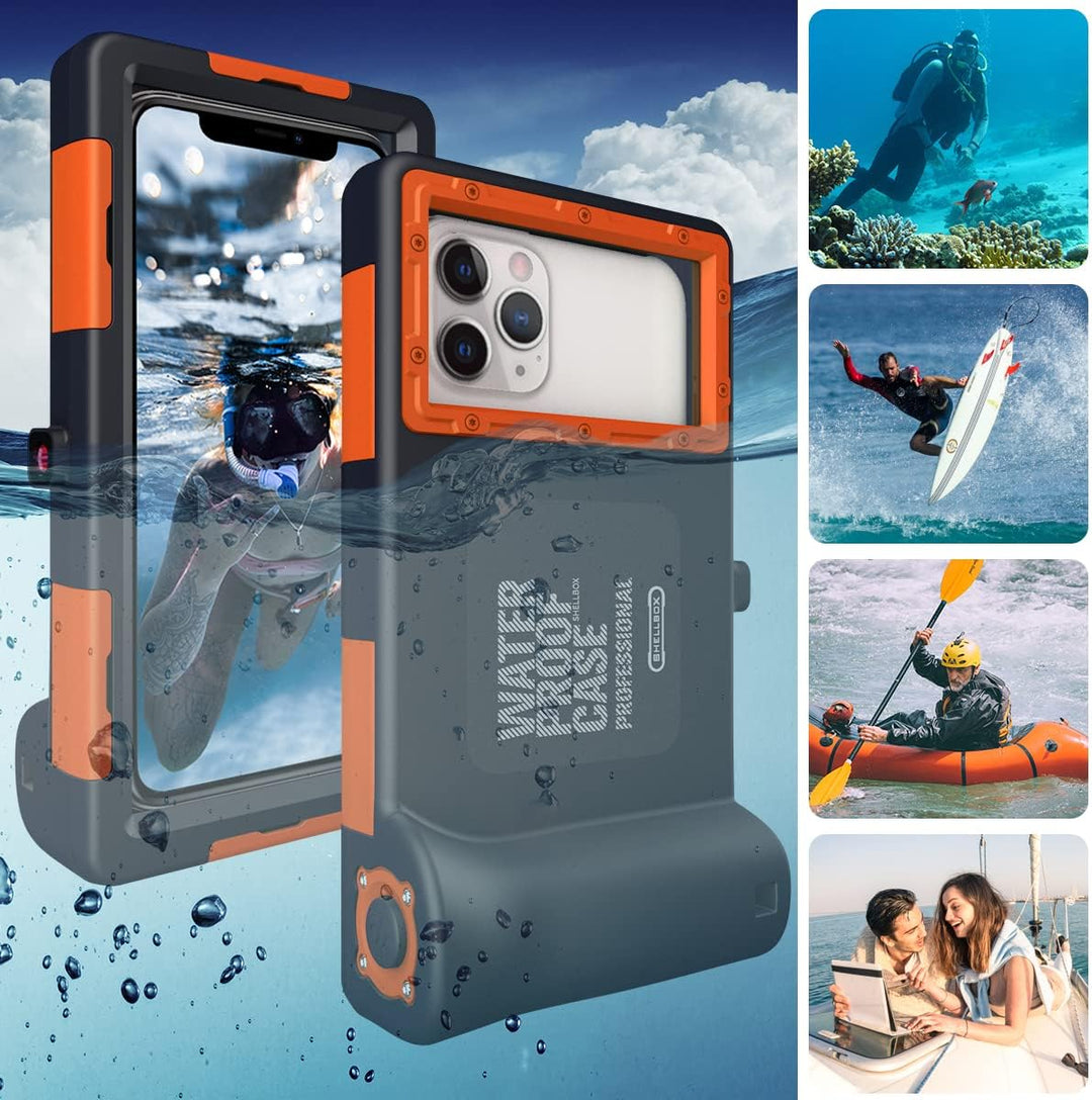 FocRelaxer IPX8 wasserdichte Handyhülle für Tauchen [15m/50ft] Universal Unterwasser Wasserfeste Han