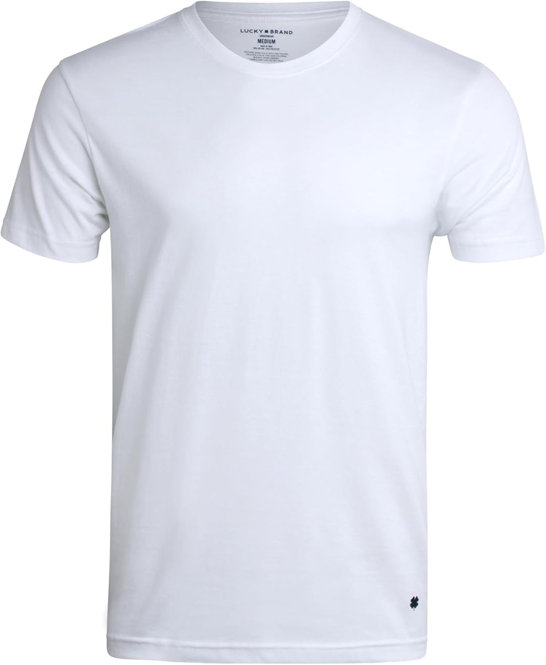 Lucky Brand Mens 3 Pack Crew Tees White S