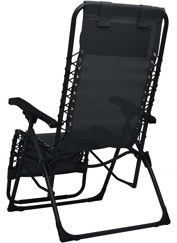 vidaXL Liegestuhl Klappbar Hochlehner Gartenliege Relaxliege Strandliege Liege Gartenmöbel Gartenstu