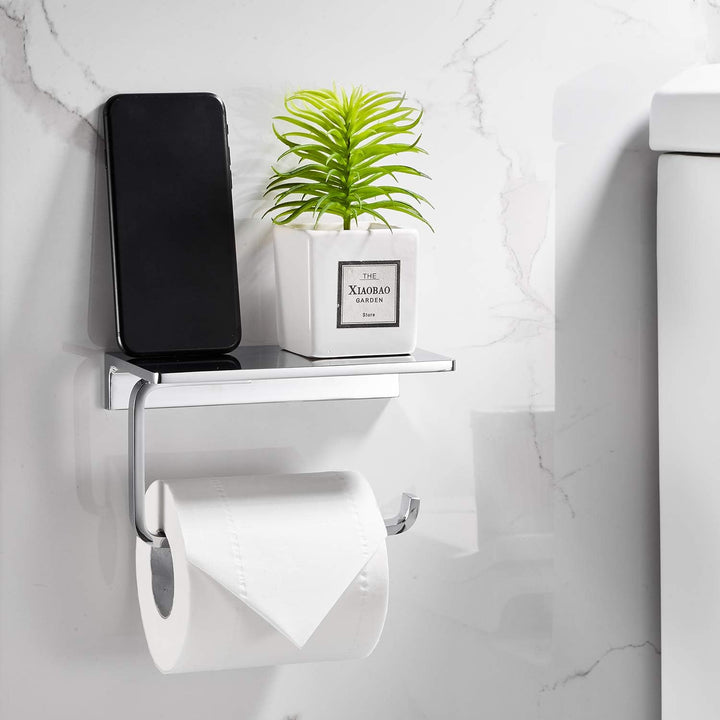 NSODOO Toilettenpapierhalter für Badezimmer aus massivem Messing und gehobenem Hotelstil Tissue-Roll
