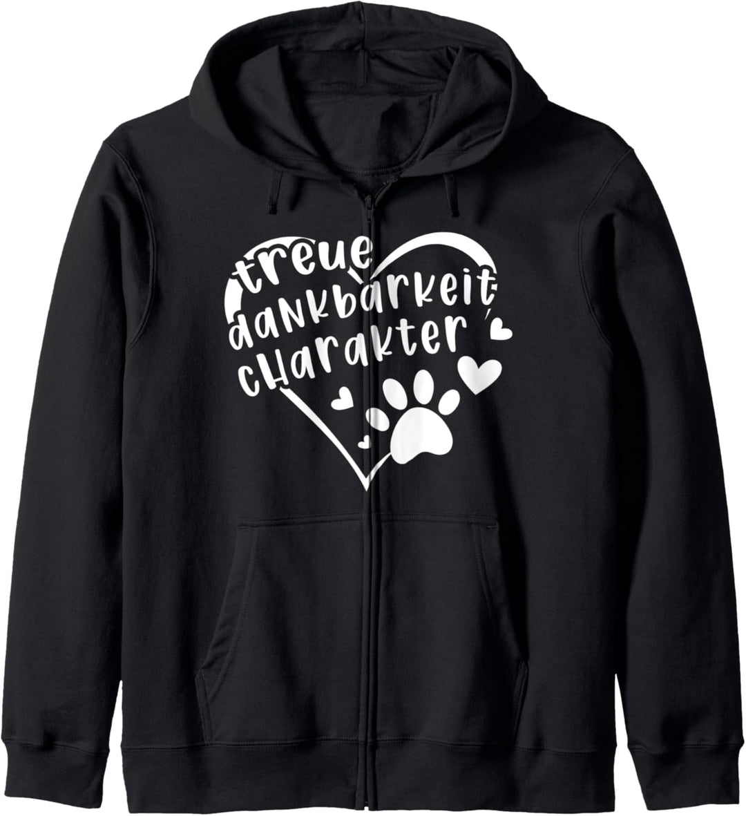 Hund Spruch mit Hundemotiv Hundepfoten Hundebesitzer Damen Kapuzenjacke