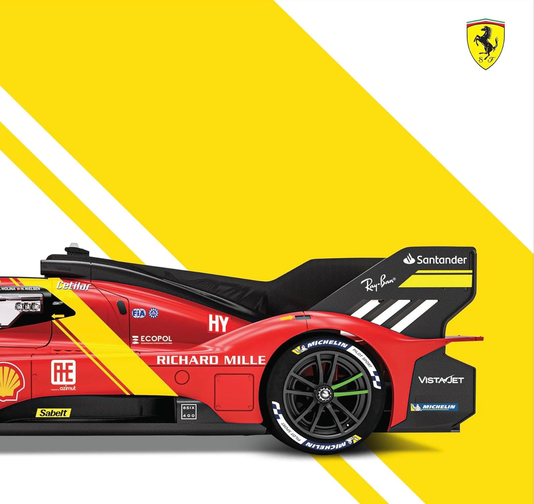 Bburago - Modellbausatz Ferrari 499P LMH - Auto-Bausatz im Massstab 1:24, detailgetreue Nachbildung