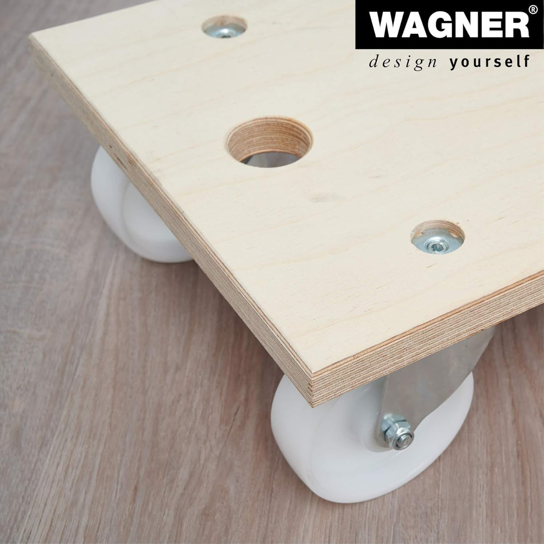WAGNER Transporthilfe MM 1127 I 59 x 30 cm – ideal für Unhandliches, Geräte & Möbel I Tragkraft 500