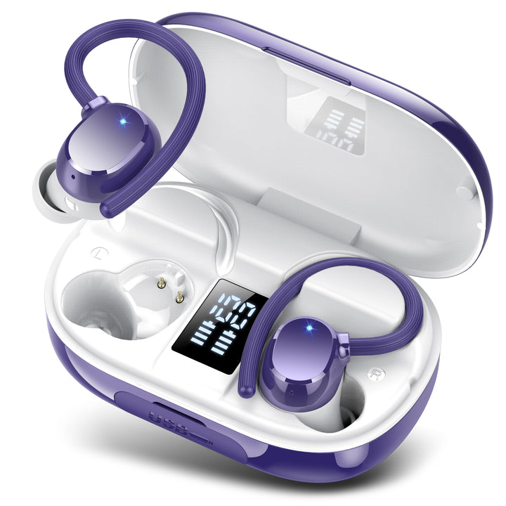 Bluetooth Kopfhörer Sport, Kopfhörer Kabellos Bluetooth 5.3 HiFi Stereo, 128Std Spielzeit In Ear Kop