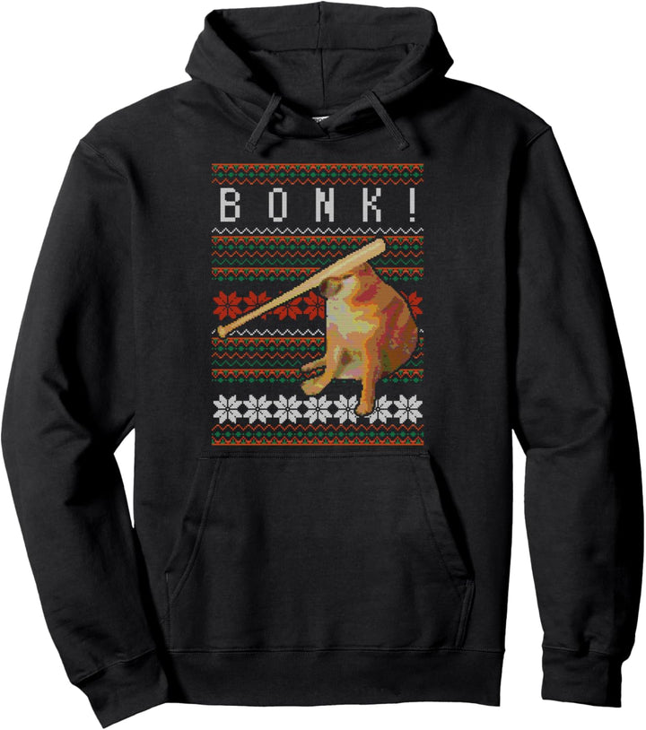 Cheems Bonk! Doge Kitschige Weihnachts-Sweater Pullover Hoodie