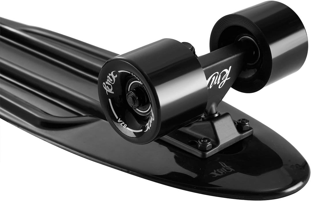 KMX 55,9 cm Mini Cruiser Skateboard für Jungen Mädchen und Jugendliche, komplettes Anfänger-Skateboa